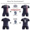 ORKY Custom Soccer Uniform Men Boys Girls Quick Dry Jersey with Short, Personalize Name Number ShirtDark Blue 7XS view 3