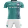 ORKY Custom Soccer Uniform Men Boys Girls Quick Dry Jersey with Short, Personalize Name Number Shirt (Green XS) view 1