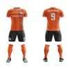 ORKY Custom Soccer Uniform Men Boys Girls Quick Dry Jersey with Short, Personalize Name Number Shirt (Orange 5XL) view 2