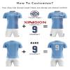 ORKY Custom Soccer Uniform Men Boys Girls Quick Dry Jersey with Short, Personalize Name Number Shirt (Sky Blue XS) view 3