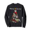 Christmas Tree Egyptian Mau Lover Xmas Cat Owner Sweatshirt view 1