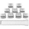 Tannius Dry Feel Tennis Overgrip (Pack of 9), Long-Lasting Tennis Racket Grip Tape, Super-Absorbent and Non-Slip Racquet Grip (White) view 1