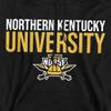 Northern Kentucky University Official Stacked Unisex Adult Pull-Over Hoodie, Black, 3X-Large view 2