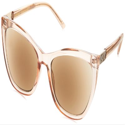 Foster Grant Sofia Vergara x Sofia Cateye Sunreaders for Women, Shiny Crystal Blush
