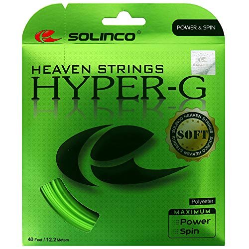 Solinco Hyper-G Soft 16L Tennis String 6 Pack Set - Best Racquet String for Spin and Control