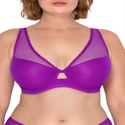 Mesh Plunge Bra