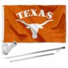 College Flags & Banners Co. University of Texas Arched Flag and Pole Bracket Mount Bundle view 1