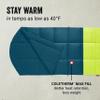 Coleman Kompact Sleeping Bag, Indoor/Outdoor Lightweight Sleeping Bag for Adults, 20F/30F/40F Options for Camping, Hiking, Backpacking with Included Compression Sack; Big & Tall view 3