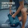 Coleman Kompact Sleeping Bag, Indoor/Outdoor Lightweight Sleeping Bag for Adults, 20F/30F/40F Options for Camping, Hiking, Backpacking with Included Compression Sack; Big & Tall view 4