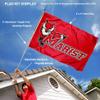 College Flags & Banners Co. Marist Red Foxes Flag and Pole Bracket Mount Bundle view 2