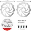 RUJOI Bike Disc Brake Kit, Aluminum Front and Rear Caliper, Full Aluminum Alloy Bicycle Brake Lever, 180mm Rotor, Mechanic Tool-Free Pad Adjuster for Road Bike, Mountain Bike view 4
