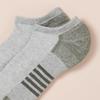 Amazon Essentials Men's Cotton Performance Cushioned No Show Socks for Men, Breathable Athletic, 6 Pairs, Grey/White, 13-15 view 2
