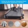 4Pcs Treadmill Mats, Coolrunner High Density Equipment Pads Noise Reduction for Floor Protection, Washing Machine Pads, Anti Vibration Rubber mats for Stationery Bike, Rowing Machine, Home Gym Station view 4