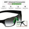 Mryok Replacement Nose Piece Nose Pads for Oakley Targetline OO9397 / Asian Fit OO9398 Sunglass - Dark Green view 2