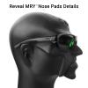 Mryok Replacement Nose Piece Nose Pads for Oakley Targetline OO9397 / Asian Fit OO9398 Sunglass - Dark Green view 4