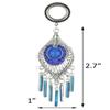 1/2 inch 12mm 316L Surgical Steel Blue Crystals Teardrop Teardrop Dangle Ear Gauges Piercing Flesh Tunnels Plugs Statement Earrings view 2