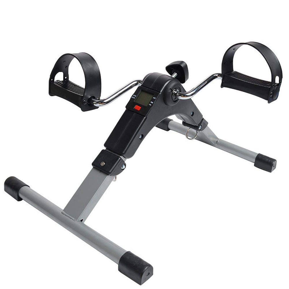 MG REAL Arm and Leg Folding Pedal Exerciser with Digital Display and Variable Resistance Rehabilitation Training Machine