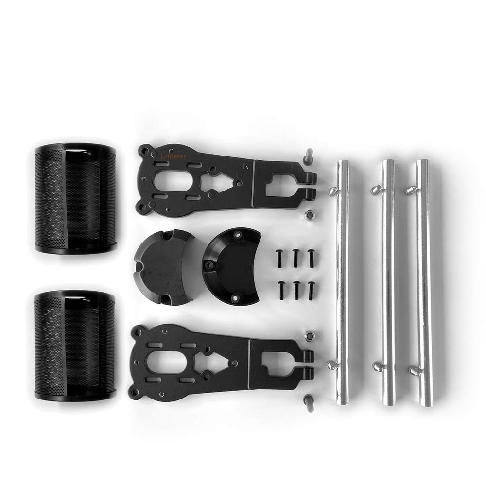 L-faster Mountain Skateboard Truck Using Stronger Motor Bracket with Motor Protection Cover and Pulley Protection Cover 5.0 (Holder)