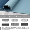 Yoga Mat with Strap, 1/3 Inch Extra Thick Yoga Mat Double-sided Non Slip, Professional TPE Yoga Mats for Women Men, Workout Mat for Yoga, Pilates and Floor Exercises view 4