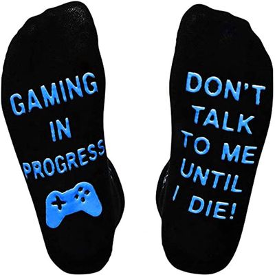 xywlwoer Novelty Gaming Socks Funny Valentines Day Gifts Stocking Stuffers for Kids Teen Boys Men Him Women Adults Grandkids