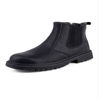 Bestgift Men's Safety Shoes Steel Toe Work Boots Waterproof Construction Industrial Shoes Black 46/US 12