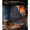 Bestgift Men's Safety Shoes Steel Toe Work Boots Waterproof Construction Industrial Shoes Black 46/US 12 view 4