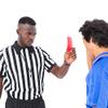 Syhood Referee Shirt Costume Men Women, Whistle Black and White Striped Football Soccer Official Ref Shirt Jersey(Medium) view 3
