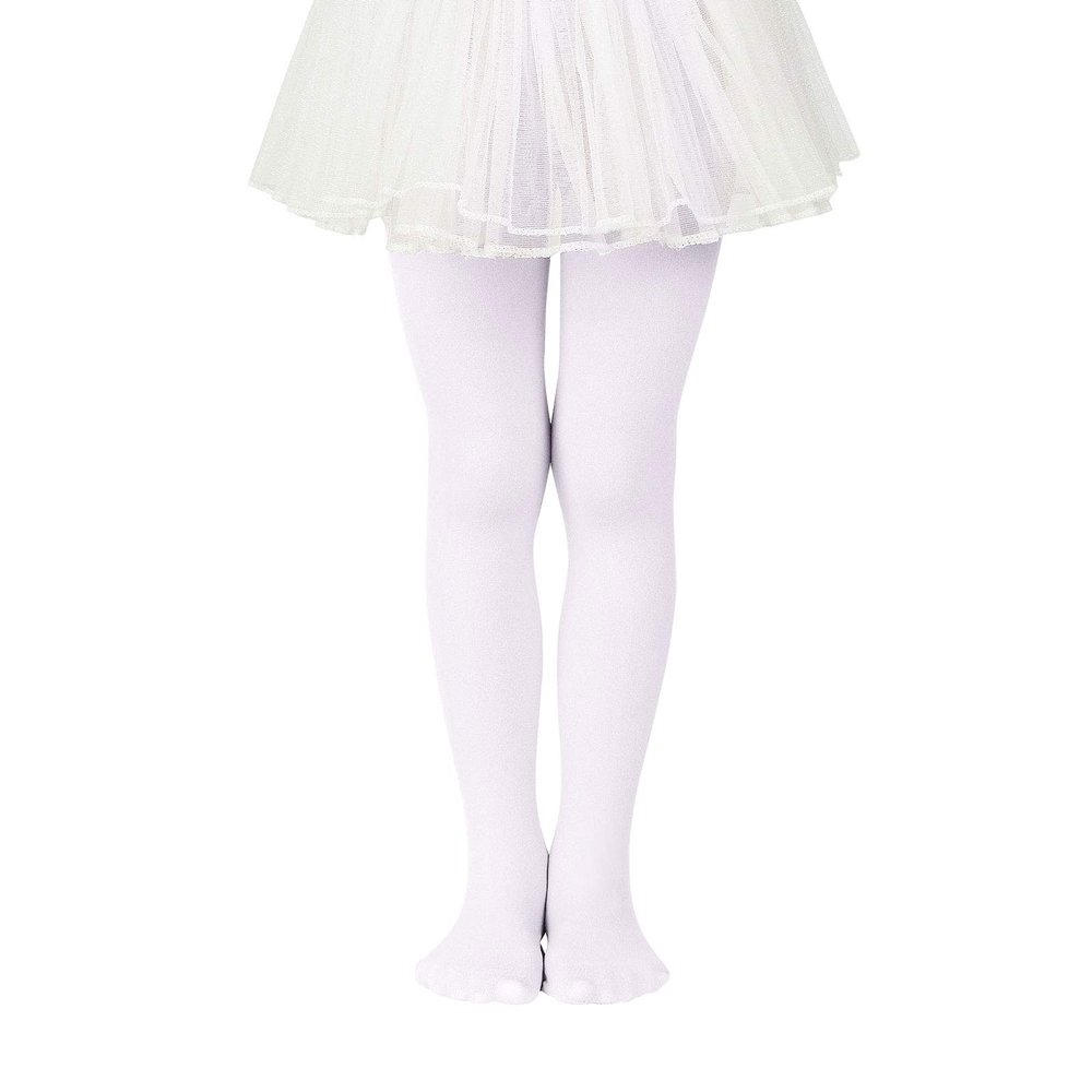 Ballet Dance Tights for Girls Athletic Leggings Toddler Grinch Pants Soft Baby Girls Tights Stretchy Infant Stockings White 6-9 Years
