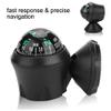 03 Vehicle Compass, Marine Compass, Black Electronic Adjustable Fast Response Adjustable Mounting Bracket Easy to Stick for Car Boat view 3