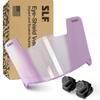 SLEEFS Football Helmet Visor - Anti-Fog Tinted Sun Shield for Eye Protection and Performance (Violet Silver) view 1