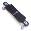 Muuwmi ABEC 7 Longboard, for Children and Adults, Skateboards, with or Without Lighting Wheels (Space with Lighting Wheels) view 1