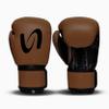 Adults Classic Boxing Gloves - Boxing MMA Muay Thai Training & Bag Work (Brown Black, 12 Oz) view 3