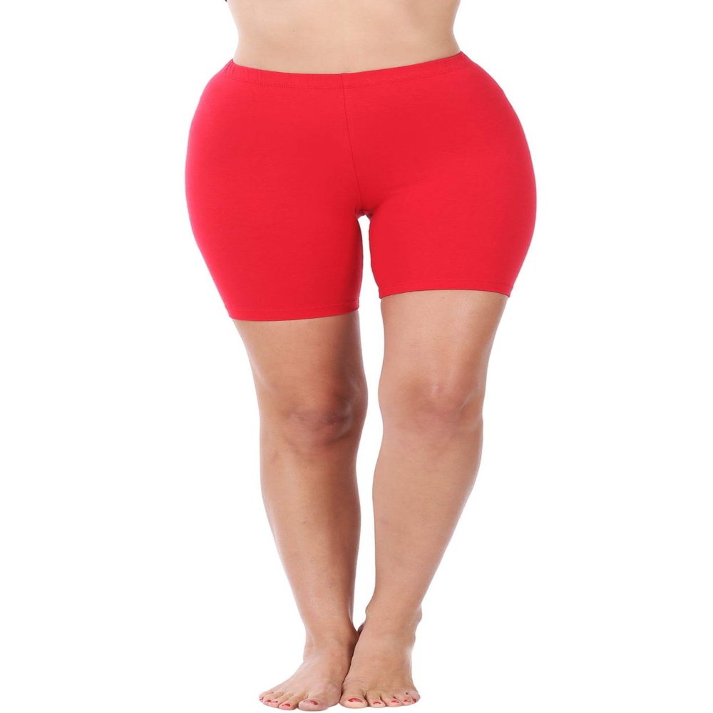Zenana PREMIUM COTTON BIKER SHORTS