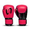 Adults Classic Boxing Gloves - Boxing MMA Muay Thai Training & Bag Work (Dark-Pink Black, 14 Oz) view 3