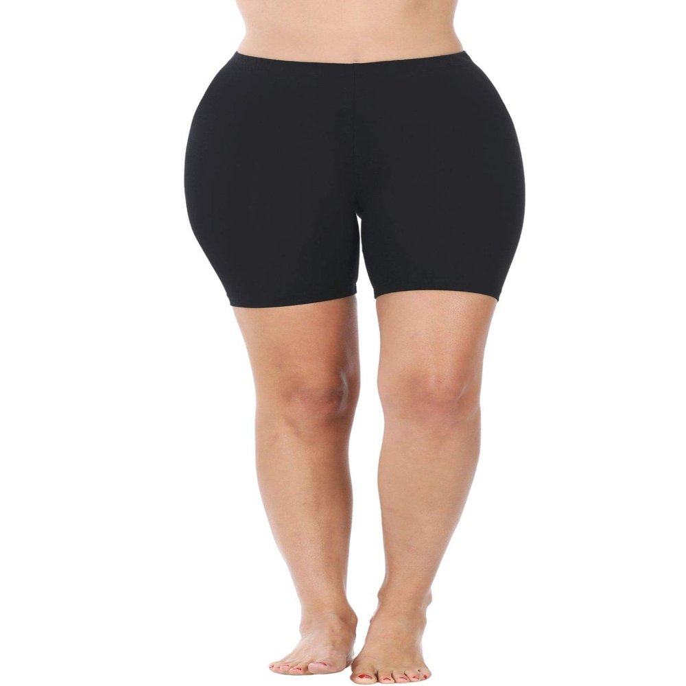 Zenana Premium Cotton Biker Shorts Black