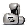 Adults Classic Boxing Gloves - Boxing MMA Muay Thai Training & Bag Work (Silver Black, 16 Oz) view 1