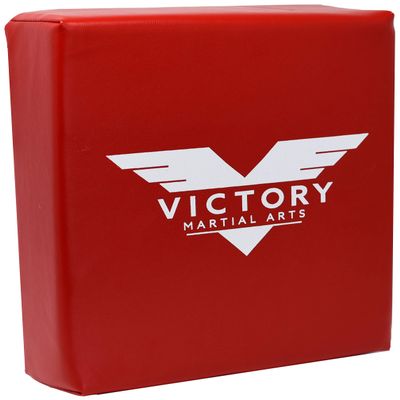 Victory Martial Arts Square Karate Hand Target Pad for Punching and Kicking (Red)