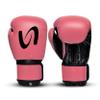 Adults Classic Boxing Gloves - Boxing MMA Muay Thai Training & Bag Work (Pink Black, 12 Oz) view 3