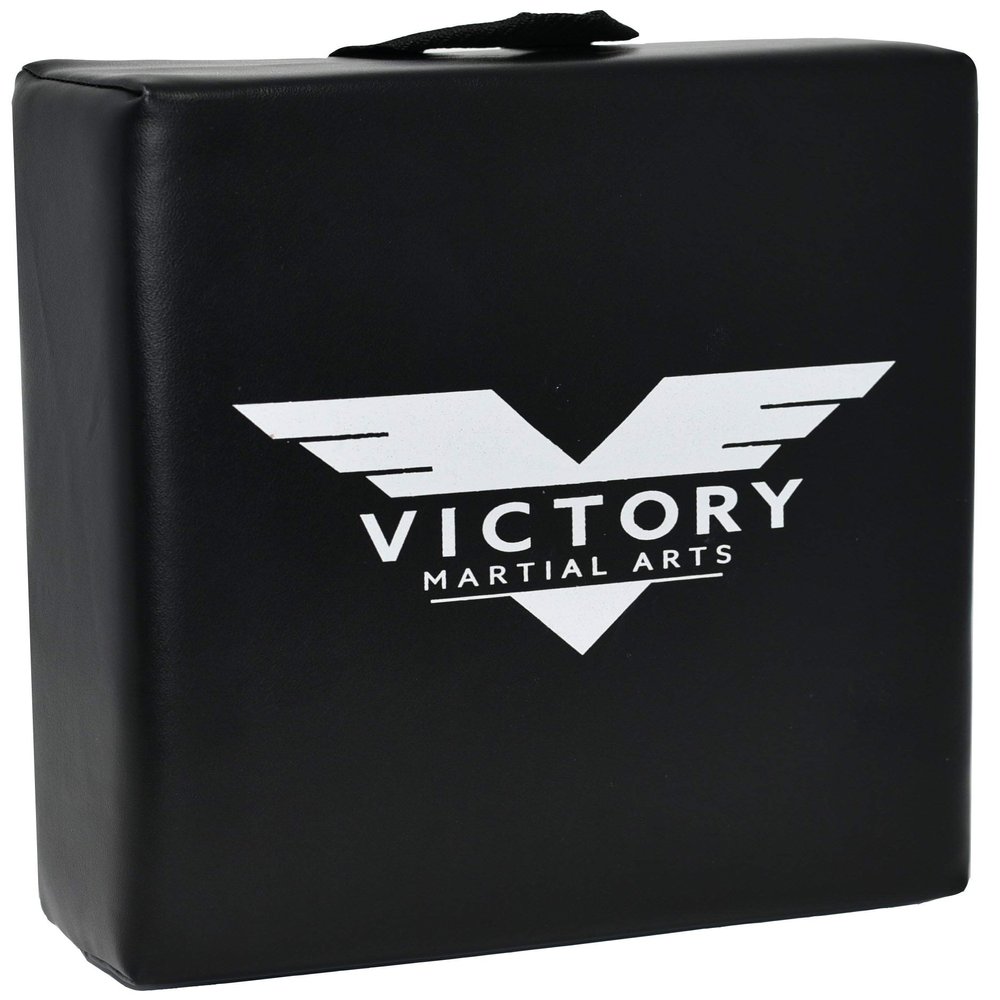 Victory Martial Arts Square Karate Hand Target Pad for Punching and Kicking (Black)