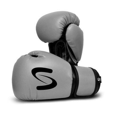 Adults Classic Boxing Gloves - Boxing MMA Muay Thai Training & Bag Work (Black Gray, 16 Oz)