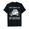 That's What I Do I Drive Wee Woo Car Police T-Shirt view 1