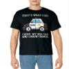 That's What I Do I Drive Wee Woo Car Police T-Shirt view 2