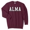J2 Sport Alma College Scots NCAA Block Unisex Crewneck Sweatshirt view 1