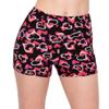 ALWAYS Women Workout Yoga Shorts - Premium Soft Solid Stretch Cheerleader Running Dance Volleyball Short Pants Valentine Heart 4552 XL view 2