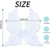 Dushi Fairy Wings for Adults,Butterfly Wings for Girls,Angel Wings,Fairy Costume for Women Birthday Halloween Dress Up Party Favor White view 4