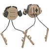 Tarnnetz Tactical Helmet ARC Rail Adapter Suspension Headphones Bracket for Tactical Pickup Headset view 1