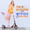 Hurtle Lightweight and Foldable Kick Scooter - Adjustable Scooter for Teens and Adult, Alloy Deck with High Impact Wheels, Durable ABEC-7 Bearings w/ T-bar Anodized Clamp Collar, Real Tree HURTSRT.5 view 2