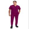 Healing Hands Men's Scrub Jogger Pants Dante with 4 Pockets, 2-Way Stretch, and Durable Fabric 9301, Wine,XST view 3