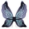 Dushi Fairy Wings for Adults,Butterfly Wings for Girls,Angel Wings,Fairy Costume for Women Birthday Halloween Dress Up Party Favor Black view 1