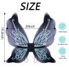 Dushi Fairy Wings for Adults,Butterfly Wings for Girls,Angel Wings,Fairy Costume for Women Birthday Halloween Dress Up Party Favor Black view 4